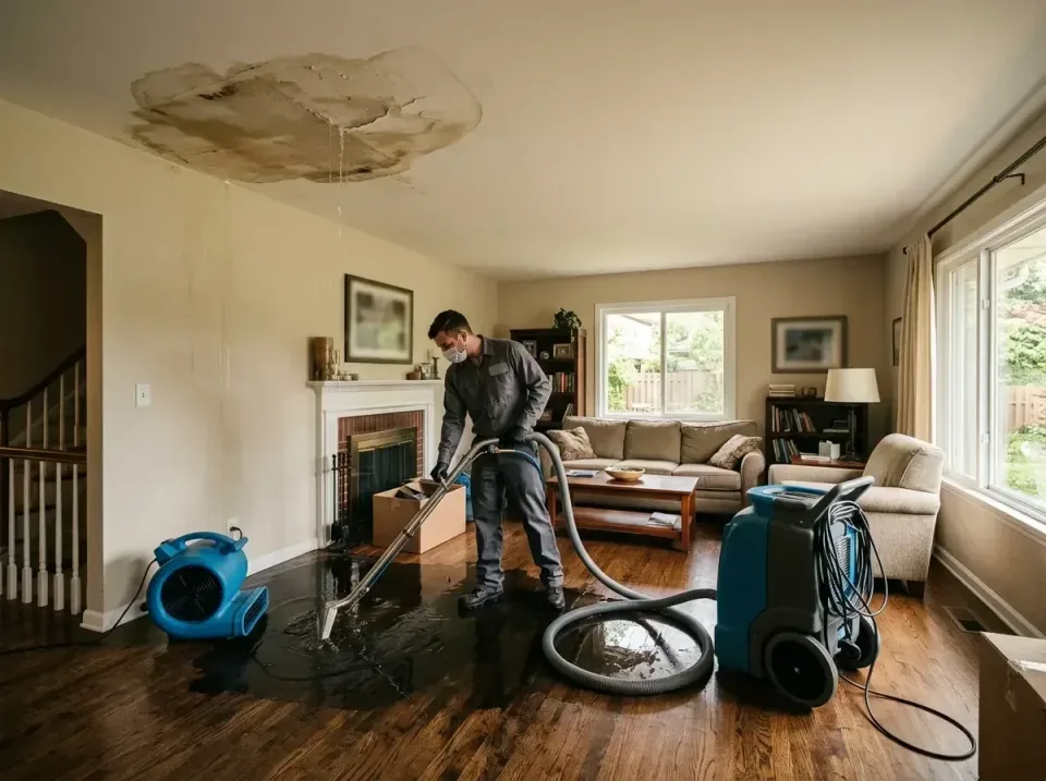 attic-pipe-burst-ceiling-drip-008 — frequently asked questions, Water Damage Restoration & Carpet Care in Bay City, MI